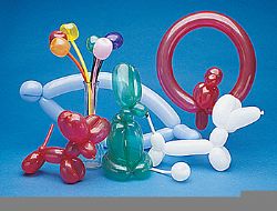 Animal balloon making kit 50/pk. W/pump