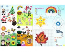 Idea Book For Perler Beads 25 Pg. 300 Ideas