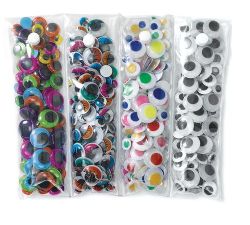 Easy Storage Wiggly Eye ClassPack - 2000 Pieces  