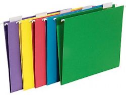 Hanging File Folders W/Tabs 25/Bx.