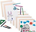 9x12'' White Tag Board 125 Lb.