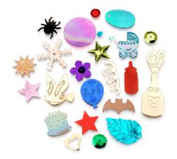 1 lb. Mixed Sequins & Spangles