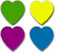 Hearts Stickers