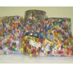 Bkt. Heart Shaped Beads Multi Colors