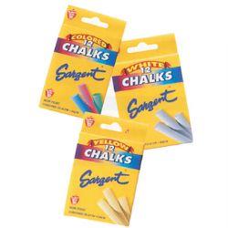 12/Bx. Sargent Colored Chalk-China