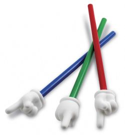 15'' Long Hand Pointer Colored Plastic
