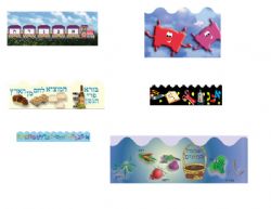Alef-Bais Scalloped Border 10/Pk.