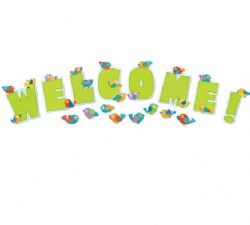 Boho Birds Welcome Bulletin Board Set