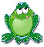 Frog Two-Sided Decoration