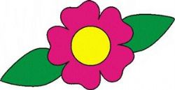 Happy Smile Flower Cut Out