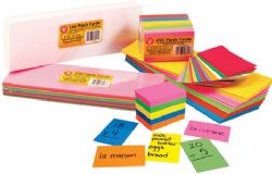 Reg. Colors Asst. Blank Flashcards 200/Pk.