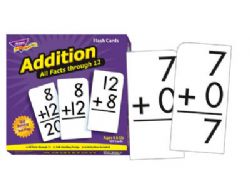 Addition 0-12 Flash Cards