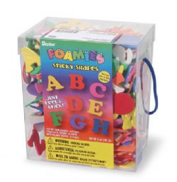 A,B,C, Sticky Foam Shapes