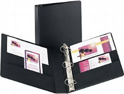 4'' Black View D Ring Looseleaf Binder