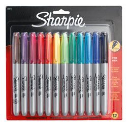 Black Sharpie Fine Pt. Perm. Marker