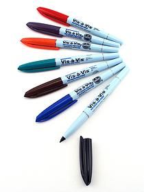 Black Fine Pt. Vis-A-Vis Marker