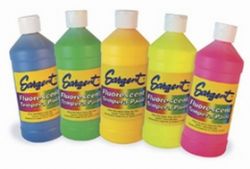 Pt. Yellow Wash. Fluorescent Paint