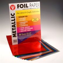 Asst. Metallic Paper 10x13''