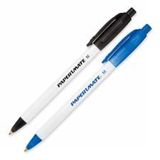 Black Retractable Med. Point Pen