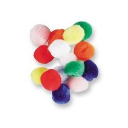 1/2'' Asst. Pom Poms 100/Pk. 