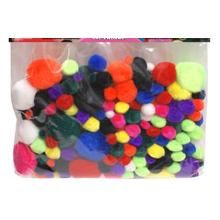 Asst. Sizes And Colors Pom Poms 300/Pk.