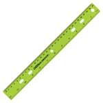 12'' Wooden Ruler w/ Metal Edge
