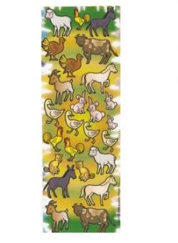 ClassPack Farm Animals Die Cut Stickers 25 Sheets