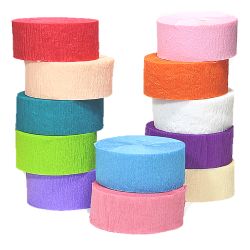 Roll White Streamers 1.75"x 81ft.